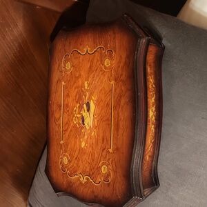 Beautiful wooden jewelry box